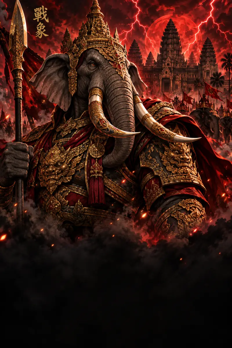 Poster Cambodia Live bergaya kolosal Tiongkok